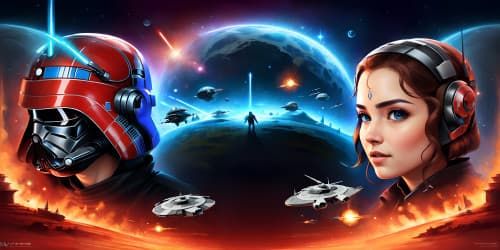 star wars glalxt with ships