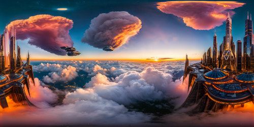 A mesmerizing, flawless digital artwork showcasing an otherworldly alien cityscape with towering crystalline structures, shimmering neon lights, bustling hover vehicles, and a radiant pulsating sky, a true masterpiece in 16K resolution.