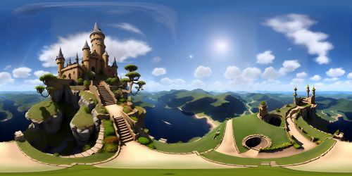 Castle on a mountain