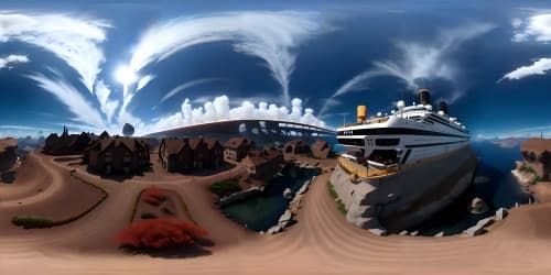 Titanic ocean storm 