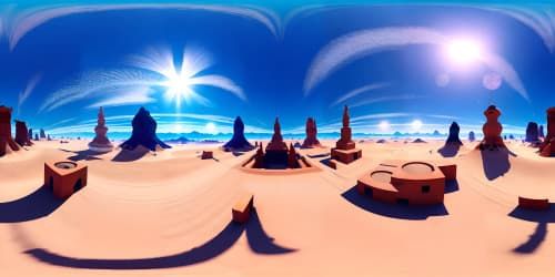 fantasy forest and blue sky