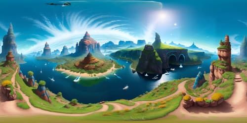 VR360 masterpiece, ultra high-resolution, awe-inspiring visuals, highest quality digital painting techniques, vibrant colors, sharp details. VR360 display of stunning artistry, lifelike precision.