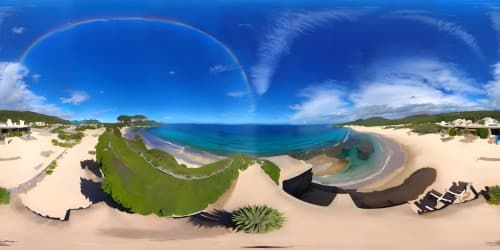 rainbow ocean