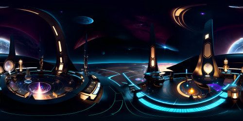 Standing on the hull of a Star Trek ship