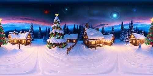 A christmas tree without decoration