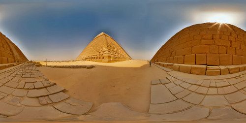 How the pyramids of ancient Egypt looked 3000 years ago