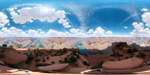 view of the grand canyon from the rim
