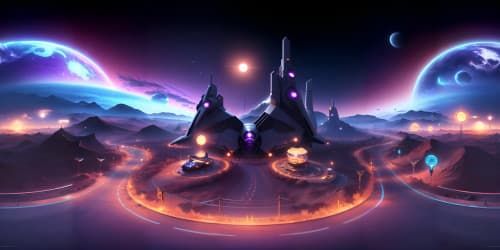 purple world