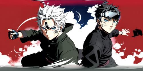 Jujutsu Kaisen, Gojo Satoru's eyes are blue and hair is in silver color. with his typical black ribbon blinder cover one of hid eyes