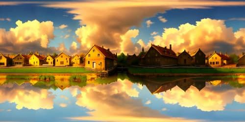 water and clouds