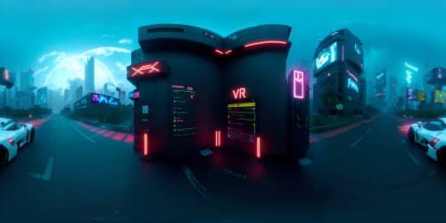 neon sky