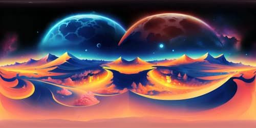 on the moon surface