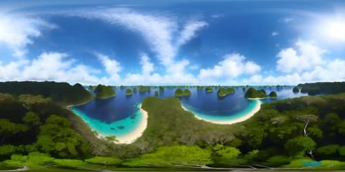 floating islands and the overview of rainforests