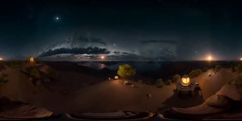 night sky_dark clouds_bright blue moon_bright stars