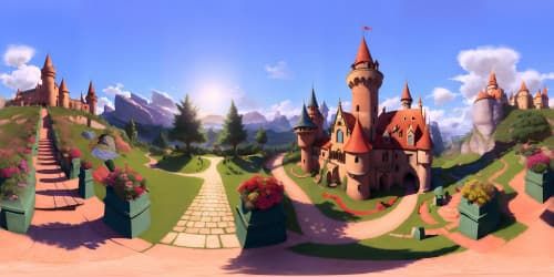 castle in woods