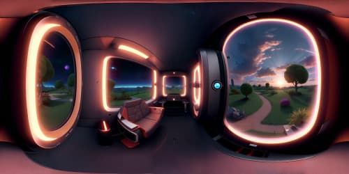space sunset