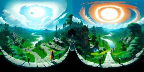 Uzumaki Naruto is fighting with Uchiha Sasuke at The Valley of the End.
