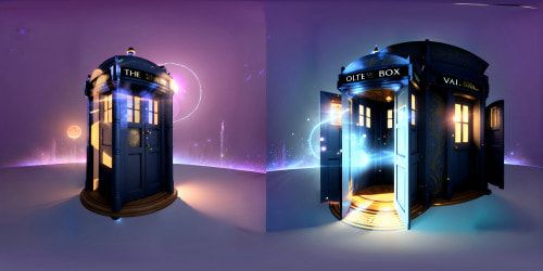 Inside 10th doctor’s tardis 