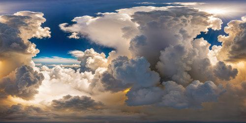 A breathtakingly detailed, ultra high-resolution depiction of a vast sky filled with swirling, cotton-like clouds, a heavenly masterpiece capturing the essence of perfection.
