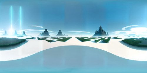 Matrix-style VR360 environment, ultra high-res white room, numerous sleek shelves. Vast array of firearms, intricate design details, strategic shadows. VR360 focus on geometric precision, green-tinted hue. Minimalist elegance, abstract art fusion, high contrast visuals.