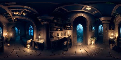 A dark cave