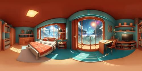 Star Wars-inspired futuristic city, 3D architectural shapes, VR360 urban landscape. Ultra high resolution, meticulously crafted elements. Pixel-perfect VR360 skyline, awe-inspiring masterpiece.