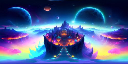 Masterpiece-quality, neon-lit streets from starfield perspective, highest-resolution VR360. Extravagant cosmos backdrop, ambient stellar illumination. Ultra high-res VR360, galaxy-themed asphalt, radiant celestial pathways. Style: Digital-futurism, anime-inspired.