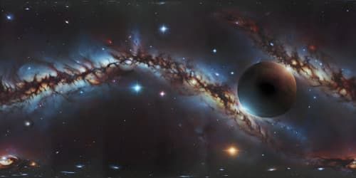 a goup of stars surouning a black hole in pace