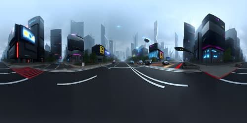 futuristic city