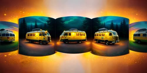 ambulance life cute hippy van camp vegan paradise