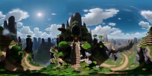 African jungle in the morning