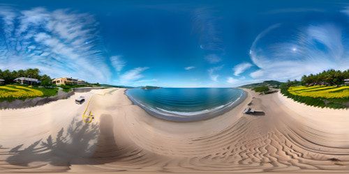 A beach filled with young beautiful girls in bikinis