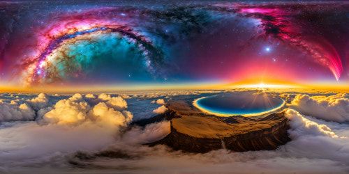 Vast cosmic expanse enveloping a gleaming, flawless interstellar nebula, vibrant celestial bodies casting iridescent hues through glittering cosmic dust, ultra high-resolution brilliance unmatched in its cosmic perfection.