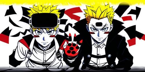 Jujutsu Kaisen, Gojo Satoru's eyes are blue and with his typical black ribbon blinder cover his right eye
