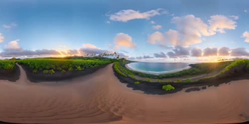 sunset in hawaii