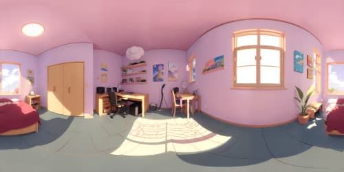 medium size bedroom with 2 cute girls