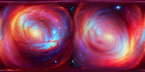 High-res VR360 nebula masterpiece, vibrant cotton candy hues, star weave, dust-kissed cosmos. VR360 galaxies scintillating, astral tendrils shimmering. Celestial grandeur, vivid brush strokes, expansive void.