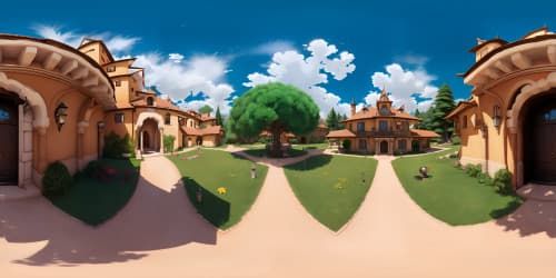 Pokemon outside of the Castle