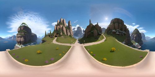 Ultra high-res VR360, quintet of unique, mature princesses, elegant in white fur, pink accents. Distinct features: clear blue eyes, golden hair. Unconventional poses - squatting, arms raised. Details: feline ears. Style: Photorealistic, refined. Mountain top setting. Masterful VR360, most superior quality.