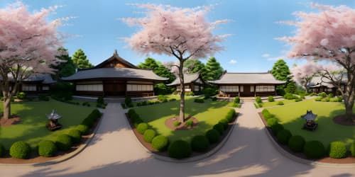 This house is a Japanese style house.This house has a beautiful garden with many SAKURA trees and a shrine. This is a dense forest around the house.