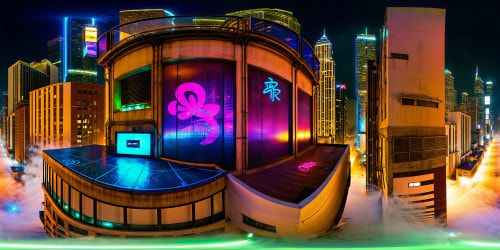 Navigating the cyberpunk cityscape of "Stray," stunning neon-lit alleyways filled with holographic graffiti, rain-kissed skyscrapers towering overhead, glowing digital billboards illuminating the sleek, futuristic environment, perfectly crafted to immerse you in a flawless virtual reality experience.