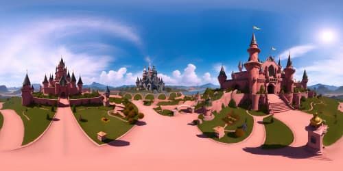 Princess peach Pink castle