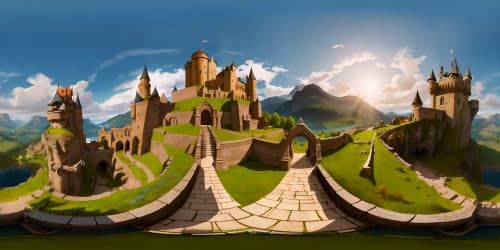 game the lord of ring reurn to moria castle in night. three man standing in front of castle