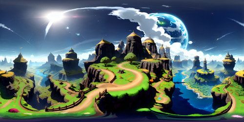 Dragon and knight engagement scene, VR360 masterpiece quality. Ultra high-resolution visuals, shimmering dragon scales, breath of fire. Gleaming armored knight, lance poised. Fantasy art influence, dramatic lighting, echoes of medieval tapestry. Sublime, epic confrontation, VR360 view.