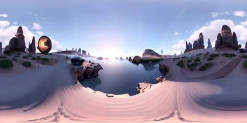 on a unknown planet