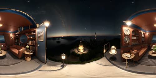 sky view night city lights