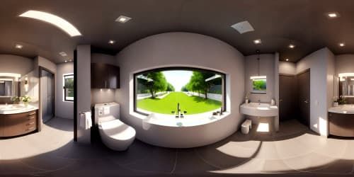 woman in a bathroom