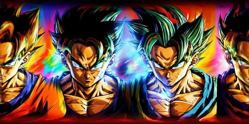 DRAGON BALL Goku black hair.