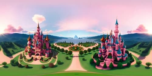 Princess peach Pink castle