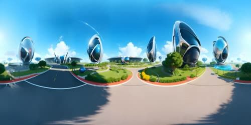 futuristic city